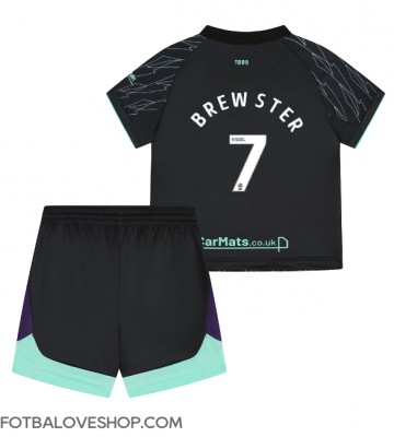 Sheffield United Rhian Brewster #7 Dětské Venkovní Dres 2024-25 Krátký Rukáv (+ trenýrky)